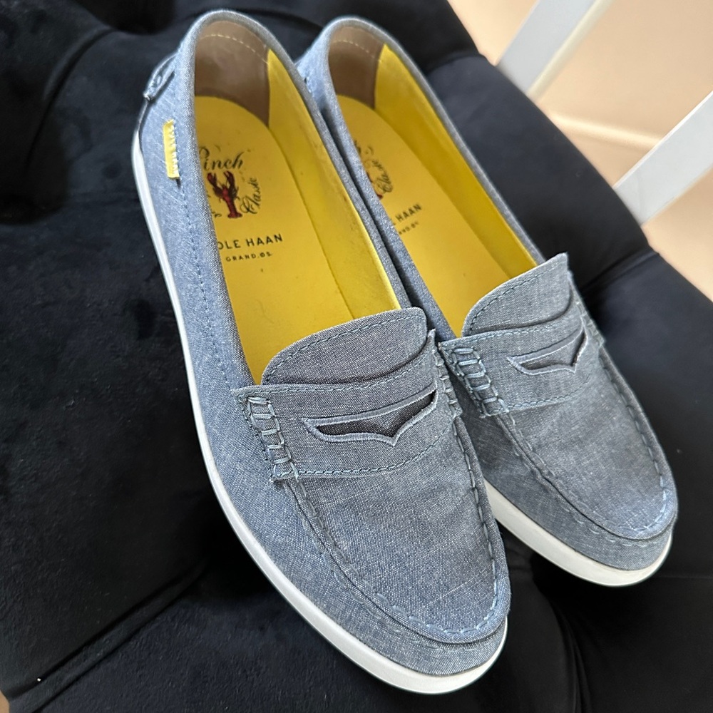 Cole Haan loafers in Denim!!